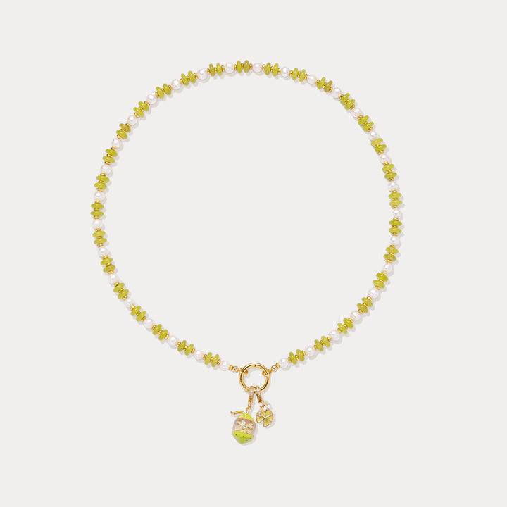 Green Beaded Necklace