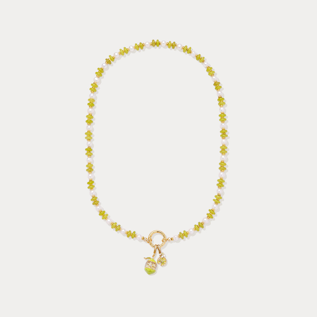 Green Beaded Necklace
