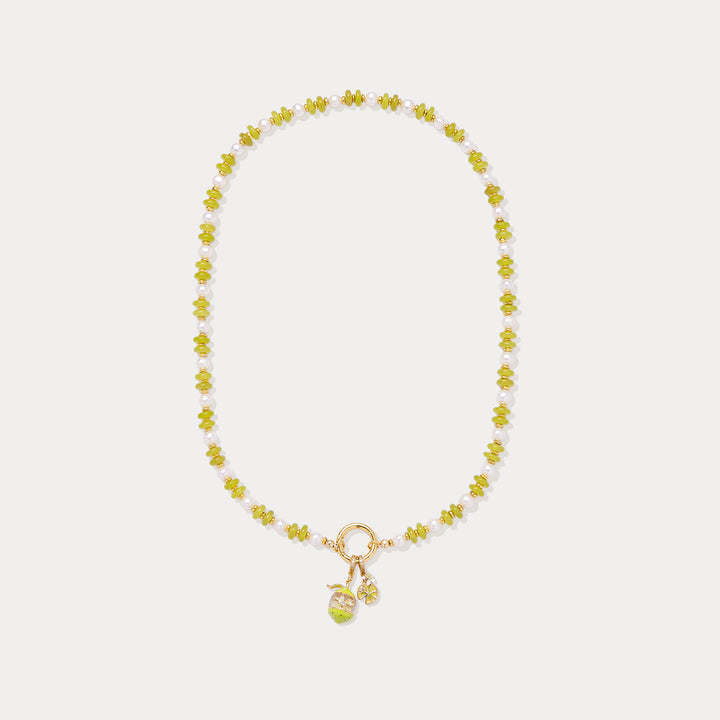Green Beaded Necklace