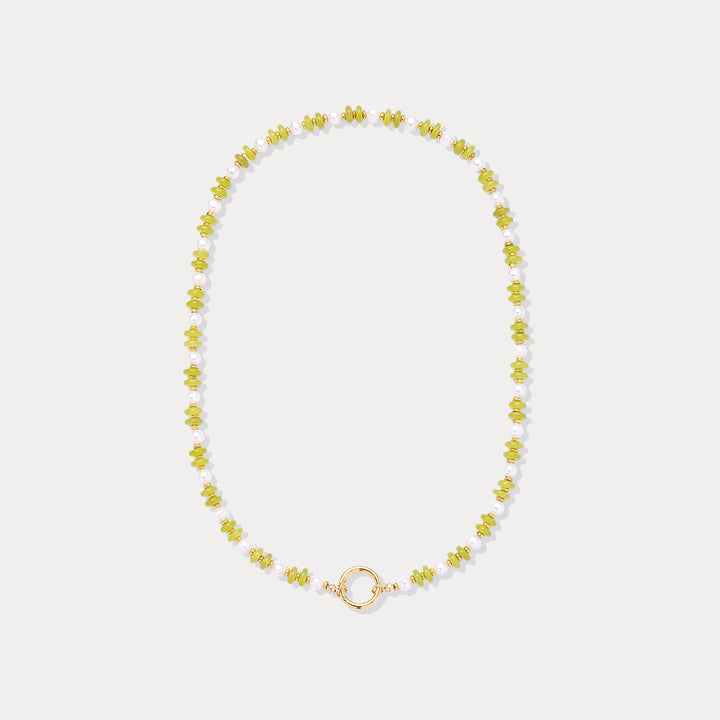 Green Beaded Necklace