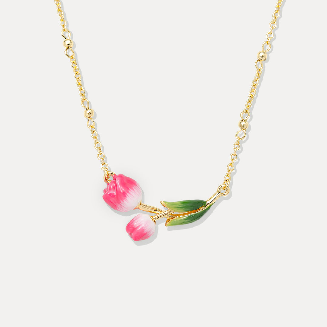 Tulip Necklace Tulip Ring Jewelry Selenichast 