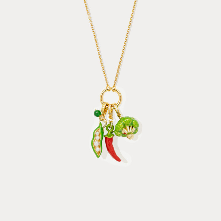 Vegetable Pendant Necklace Selenichast