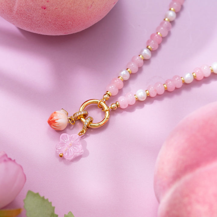 Flower Beaded Necklace