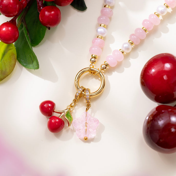Flower Beaded Necklace