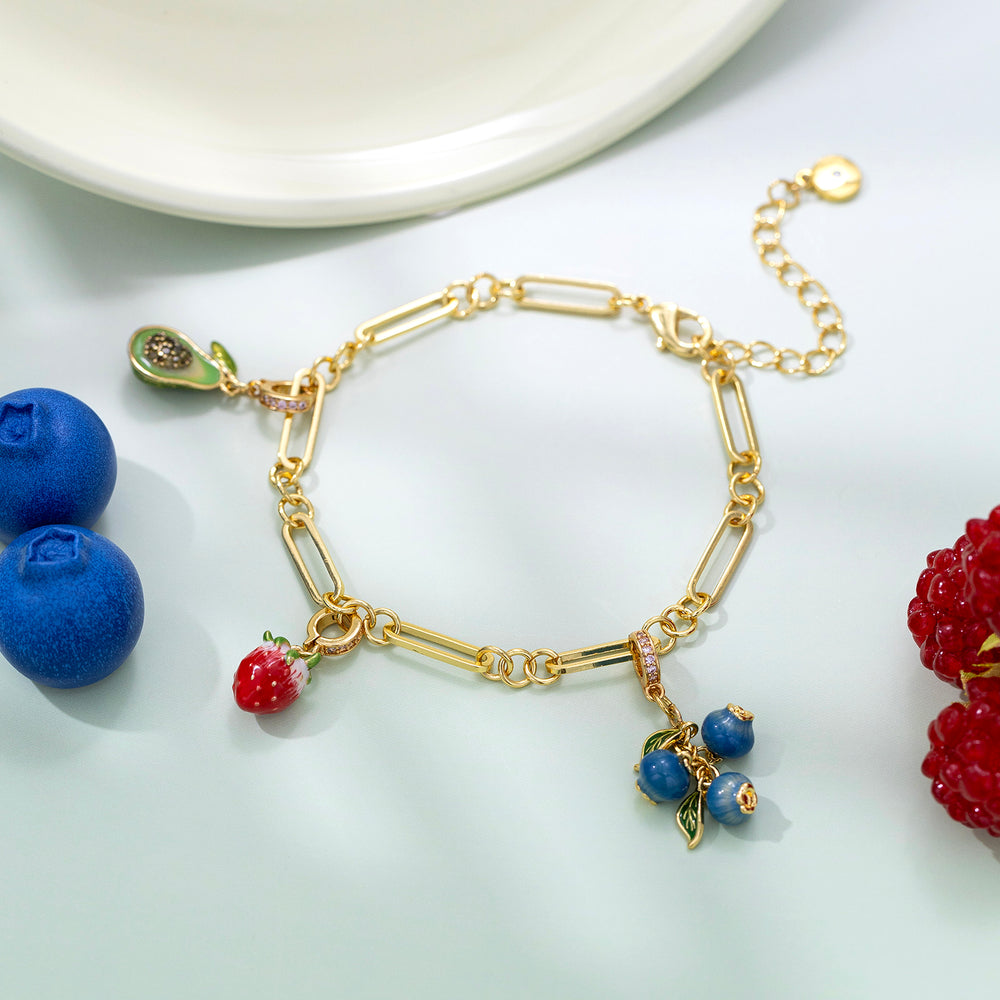 Fruit Charm Bracelet Selenichast