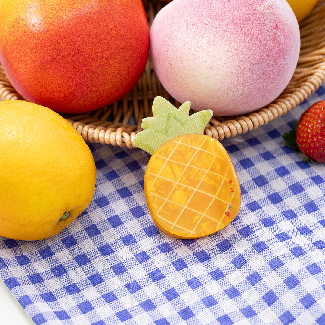 Strawberry & Pineapple Claw Clips