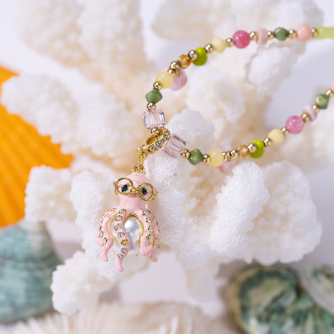 Flower Beaded Necklace