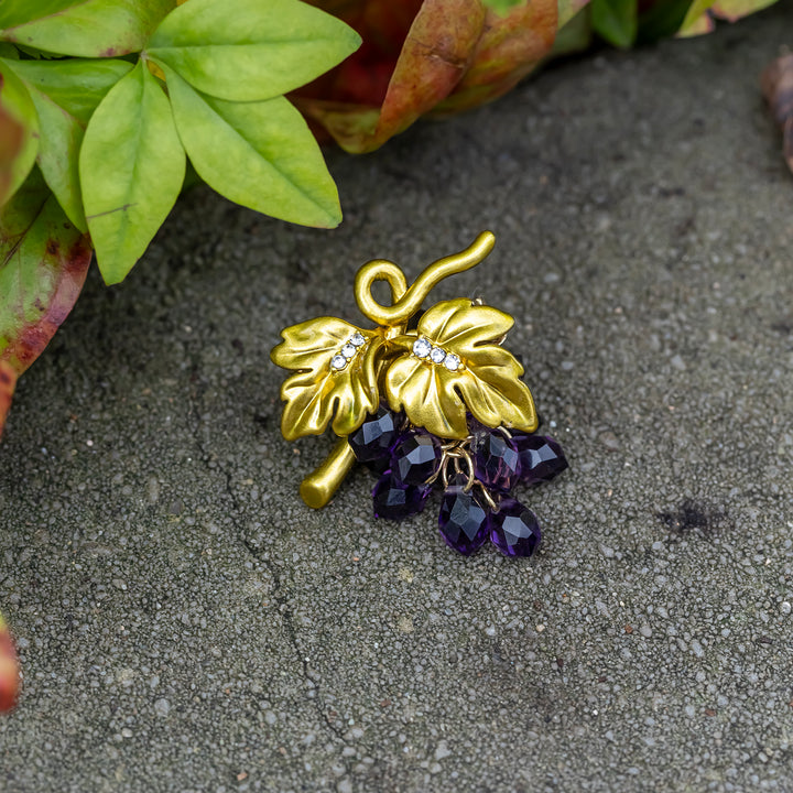 Grape Brooch