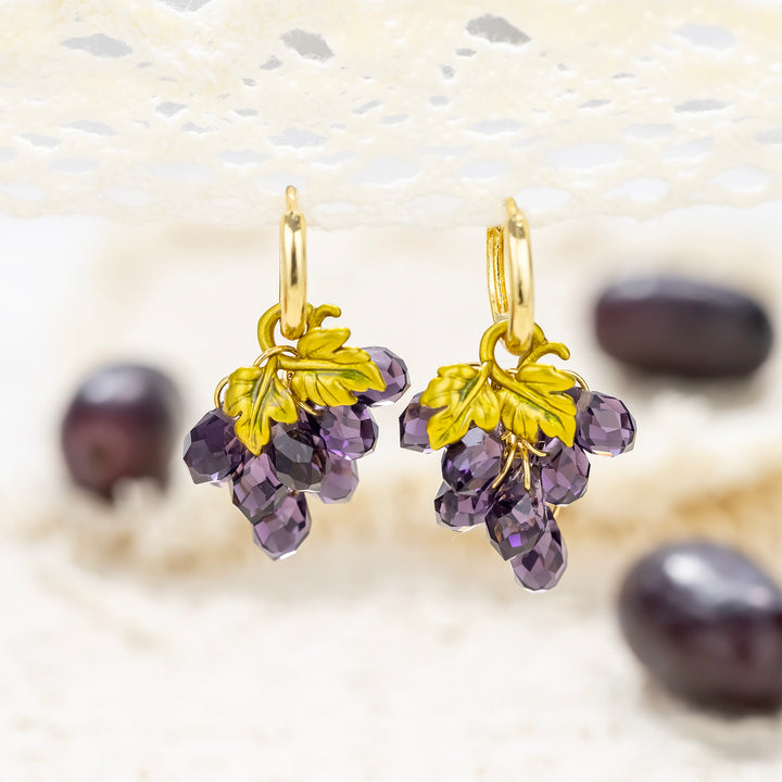 Grape Earrings