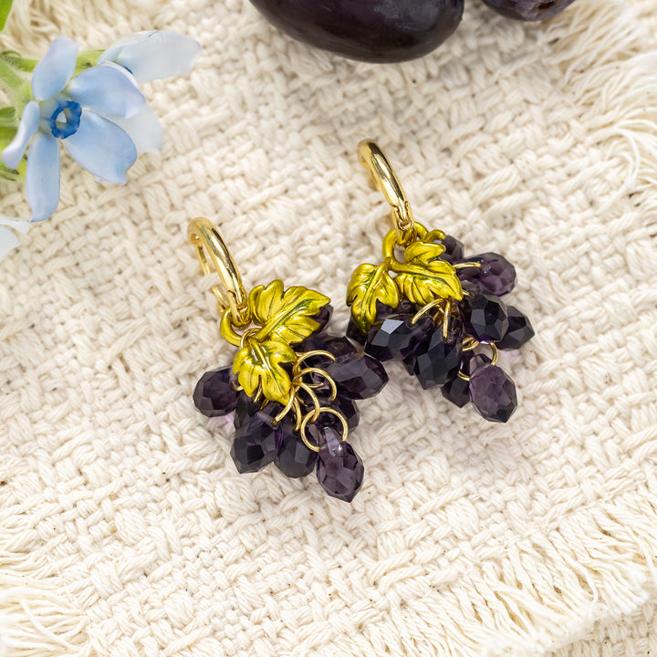 Grape Earrings