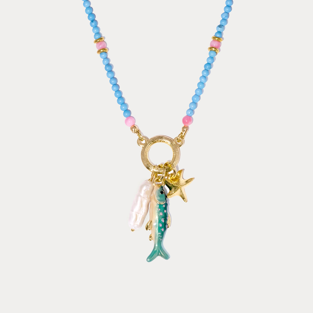 Selenichast Sardine Necklace Nature Inspired Jewelry