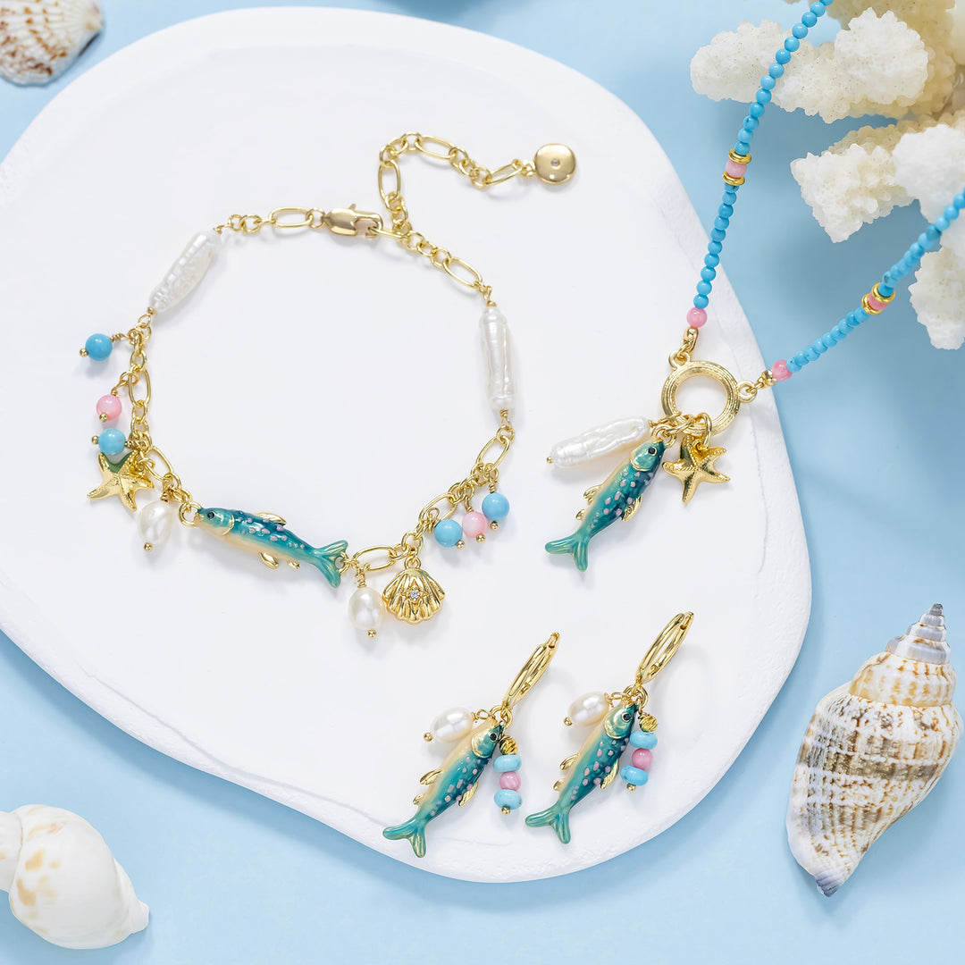 Sardine Jewelry Set with Gift Wrapping