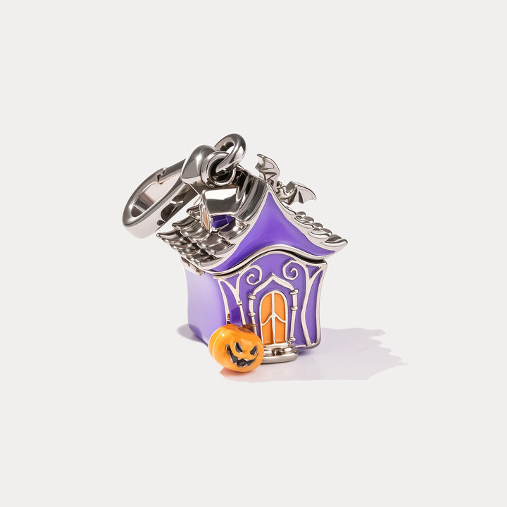Halloween Black Cat Locket Necklace