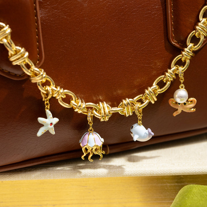 Chunky Bag Charm Chain