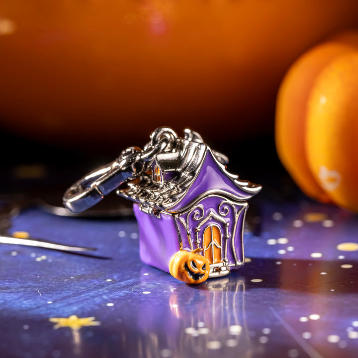 Halloween Black Cat Locket Necklace