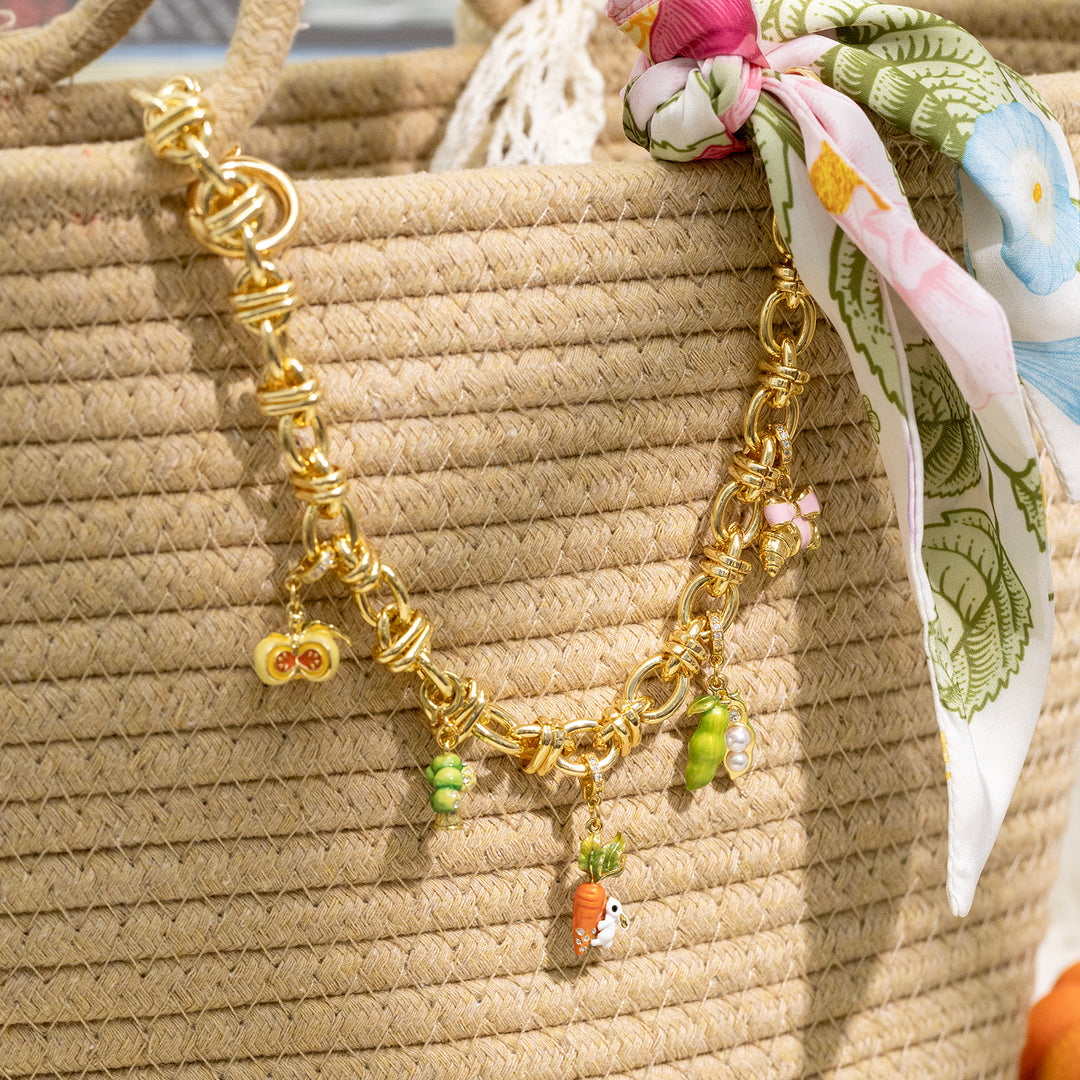 Chunky Bag Charm Chain Selenichast