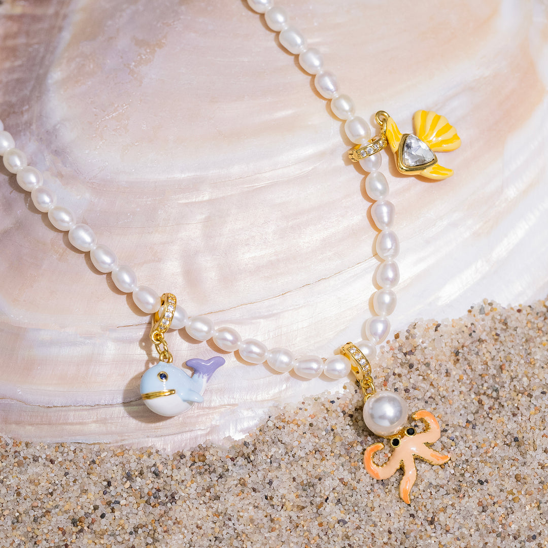 Pearl Charm Necklace