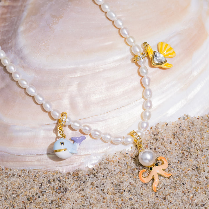 Pearl Charm Necklace