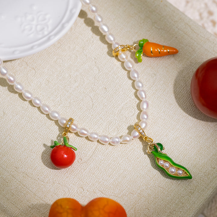 Pearl Charm Necklace