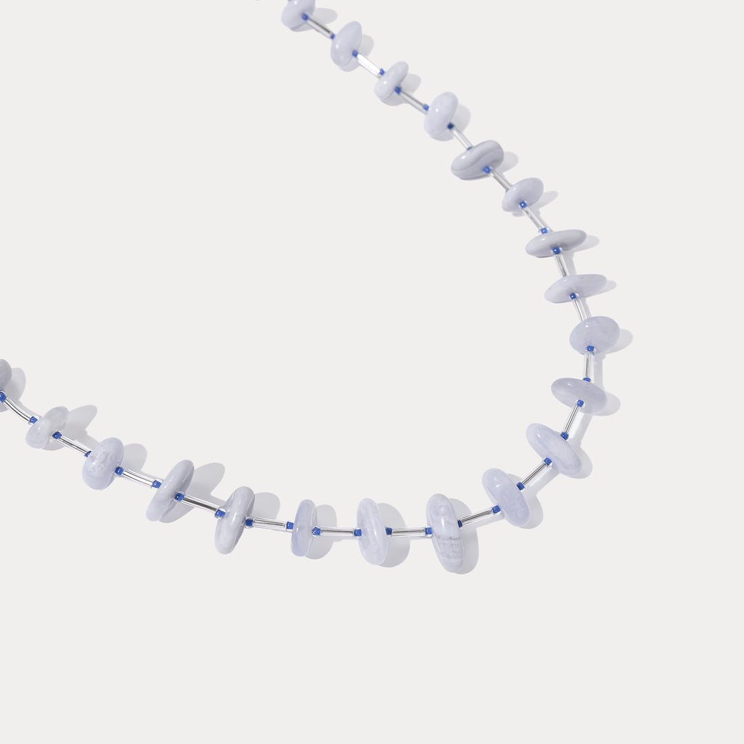 Blue Lace Agate Necklace