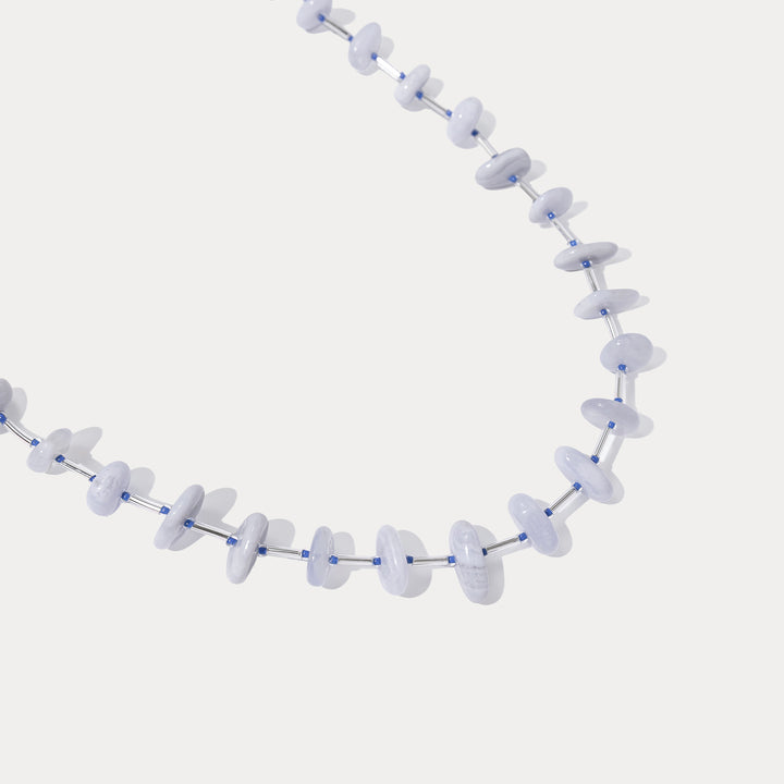 Blue Lace Agate Necklace