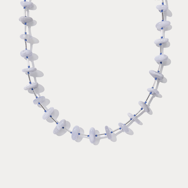 Blue Lace Agate Necklace