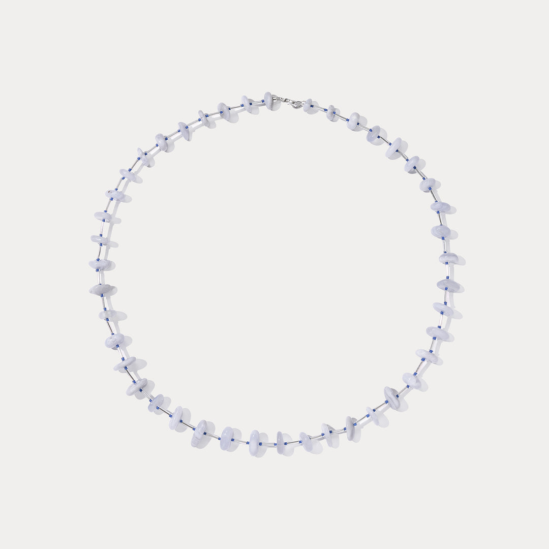 Blue Lace Agate Necklace