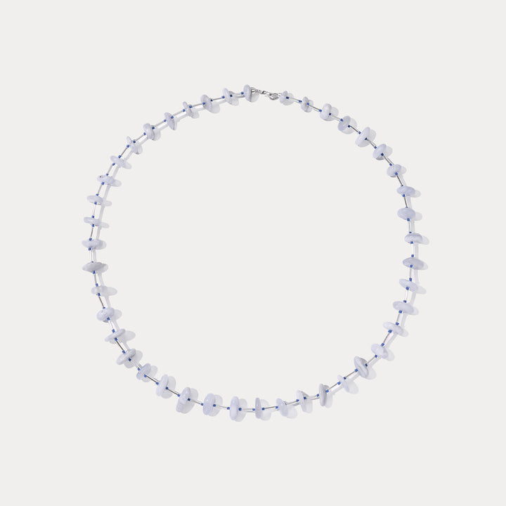 Blue Lace Agate Necklace
