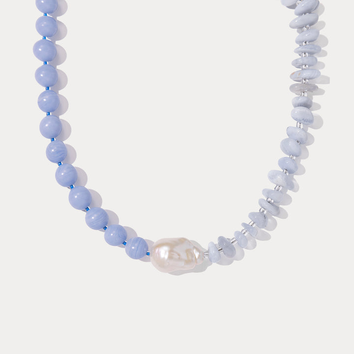 Baroque Pearl Beaded Necklace