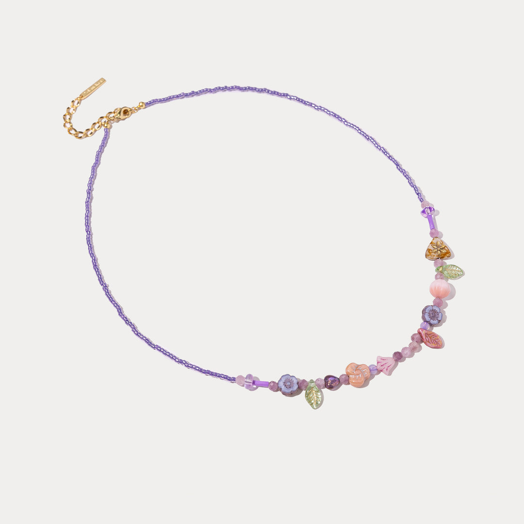 Flower Beaded Necklace