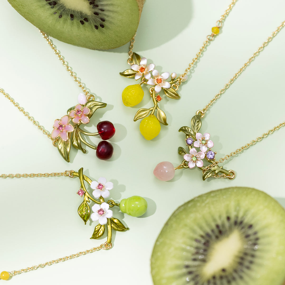 Glass Jewelry Glass Necklace Selenichast