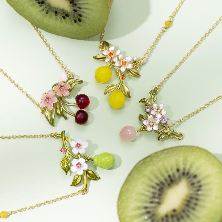 Glass Jewelry Glass Necklace Selenichast