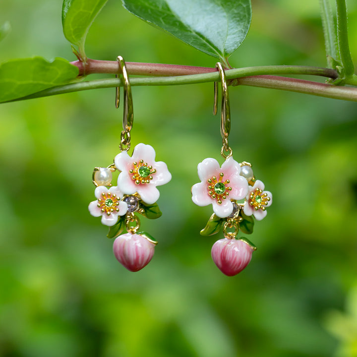 Peach Blossom Earrings