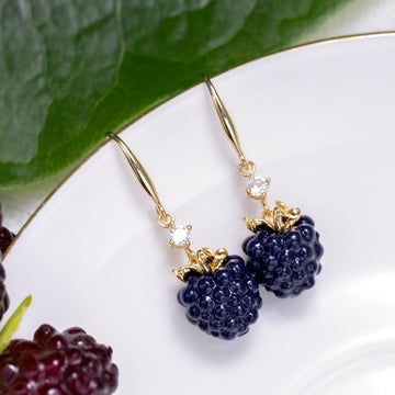 Selenichast Blackberry Earrings