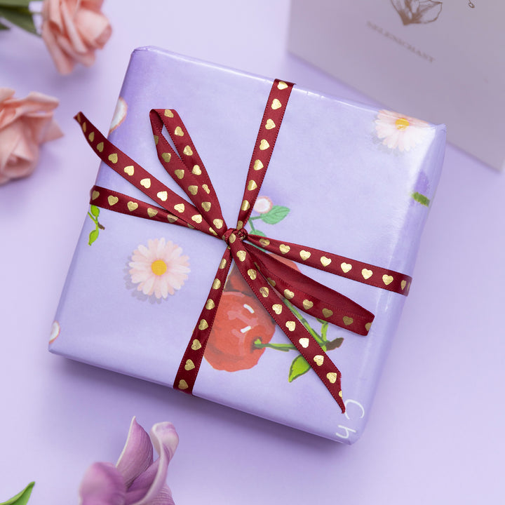Cherry Heart Gift Wrapping
