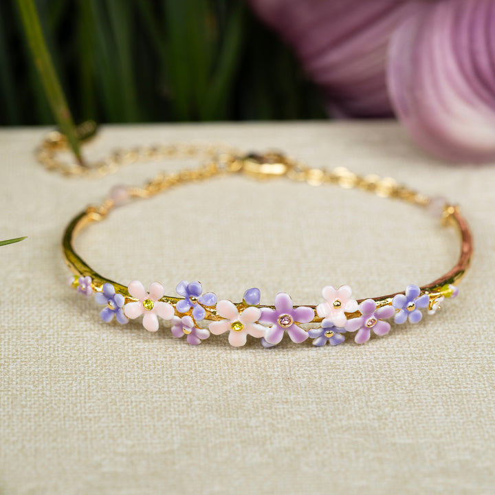 Forget-Me-Not Flowers Bracelet