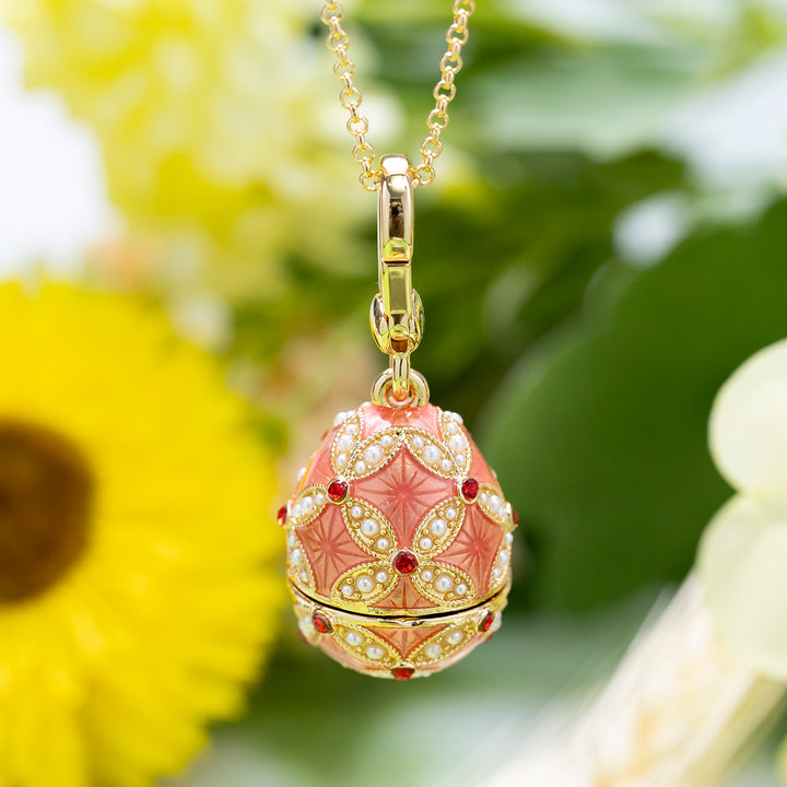 Pig Egg Locket Necklace