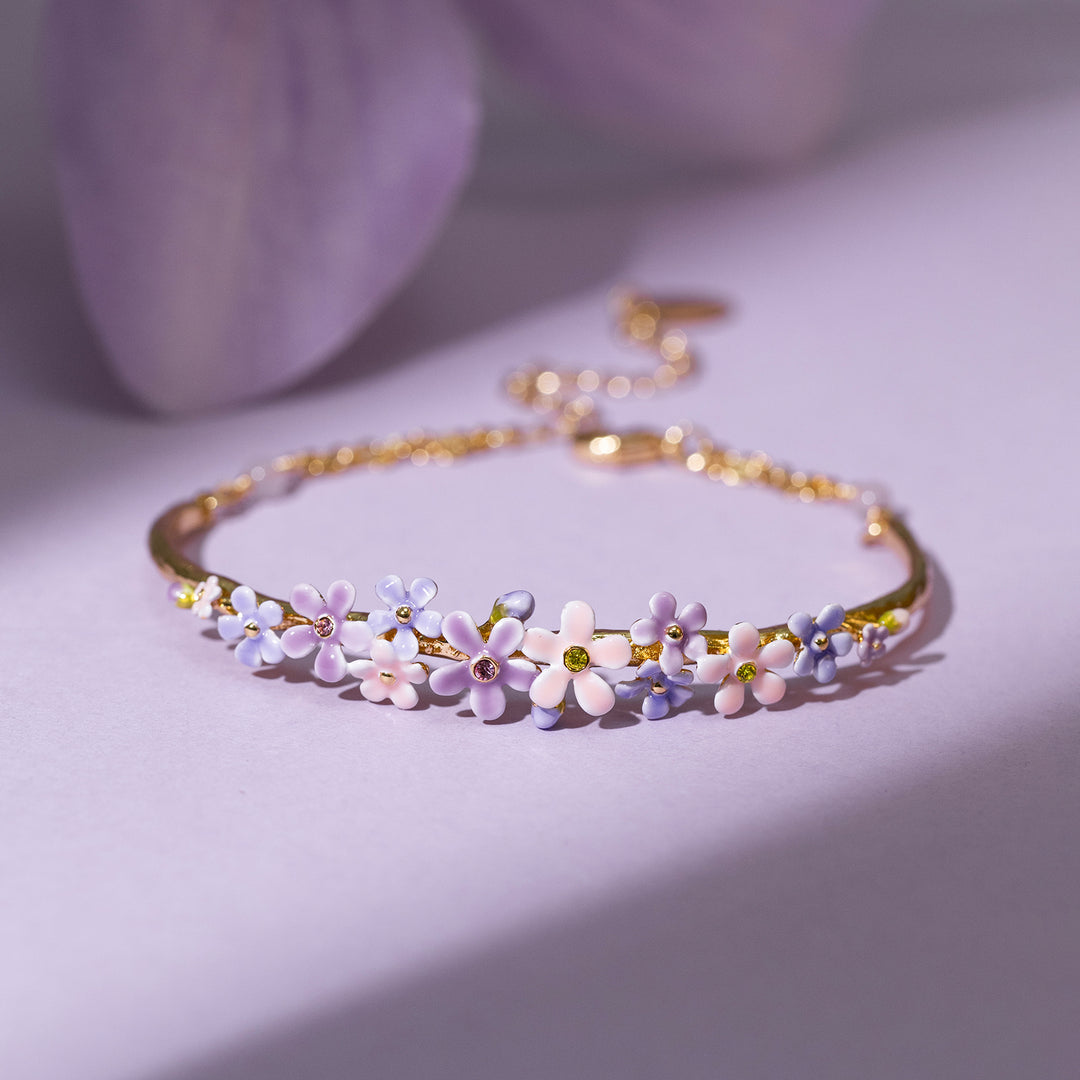 Forget-Me-Not Flowers Bracelet