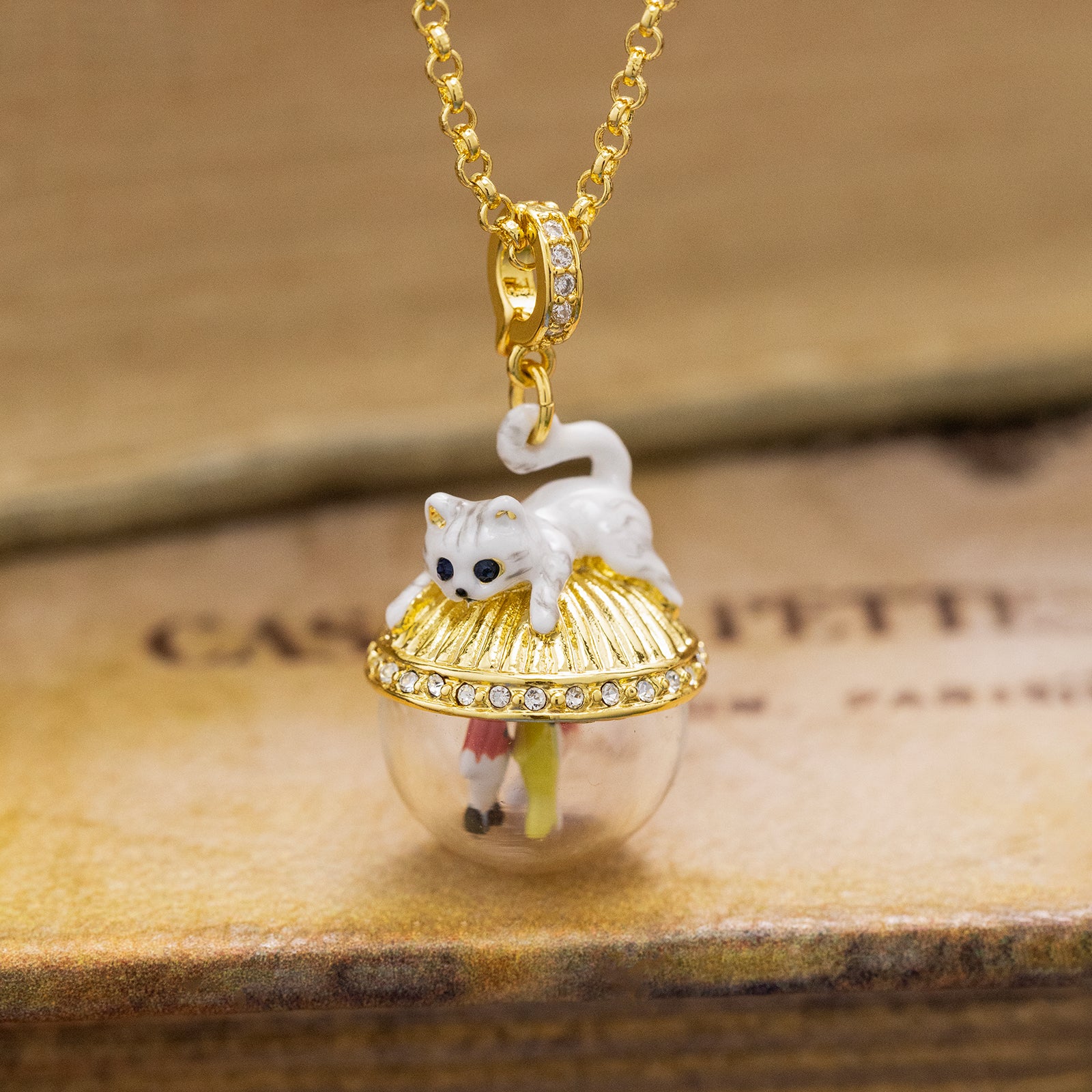 Selenichast Cat Fishing Necklace