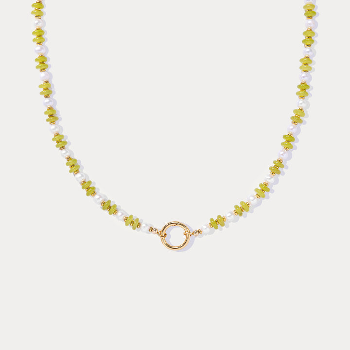 Green Beaded Necklace