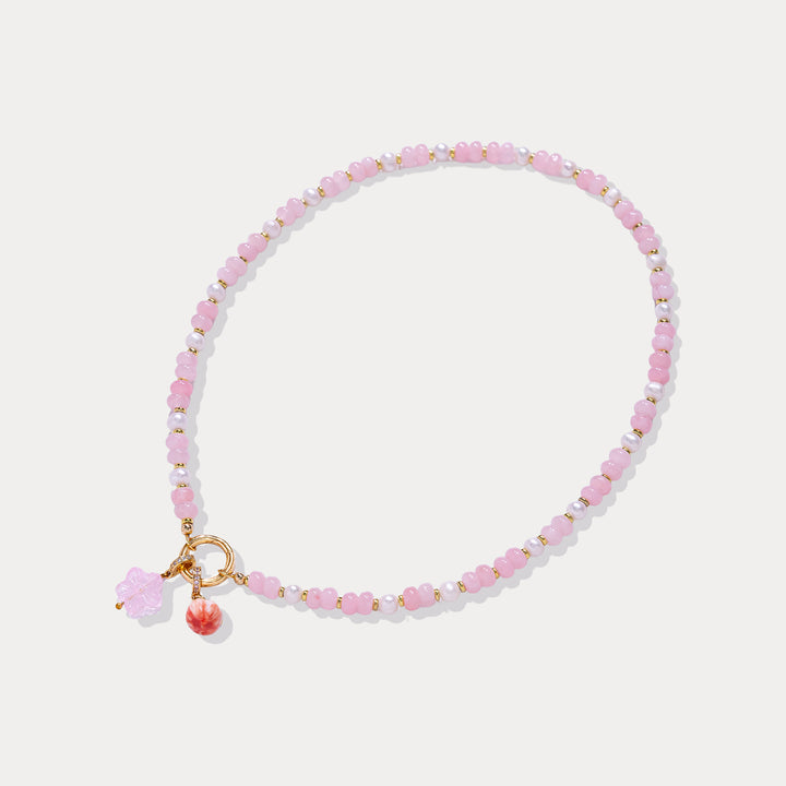 Flower Beaded Necklace