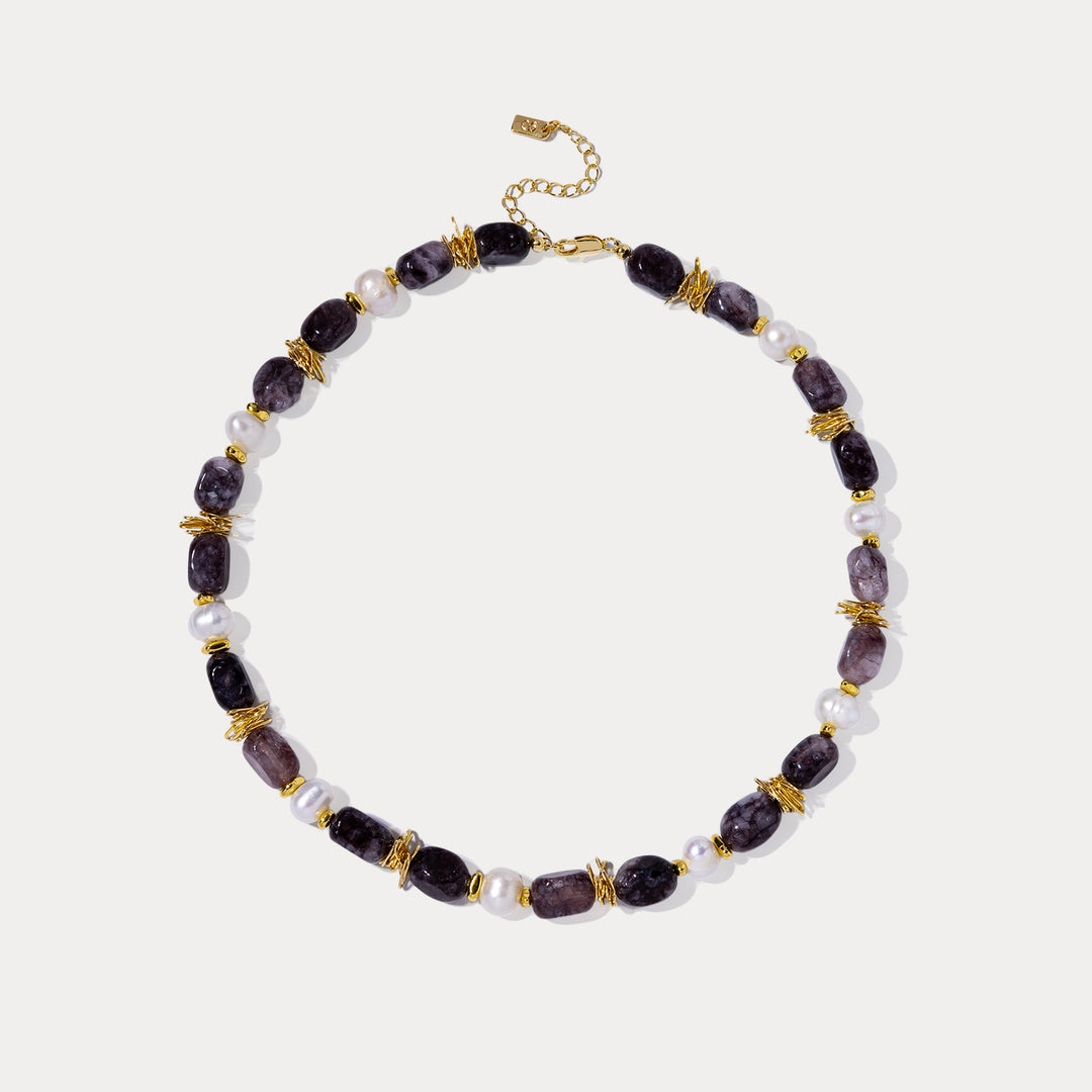Amethyst Bead Necklace