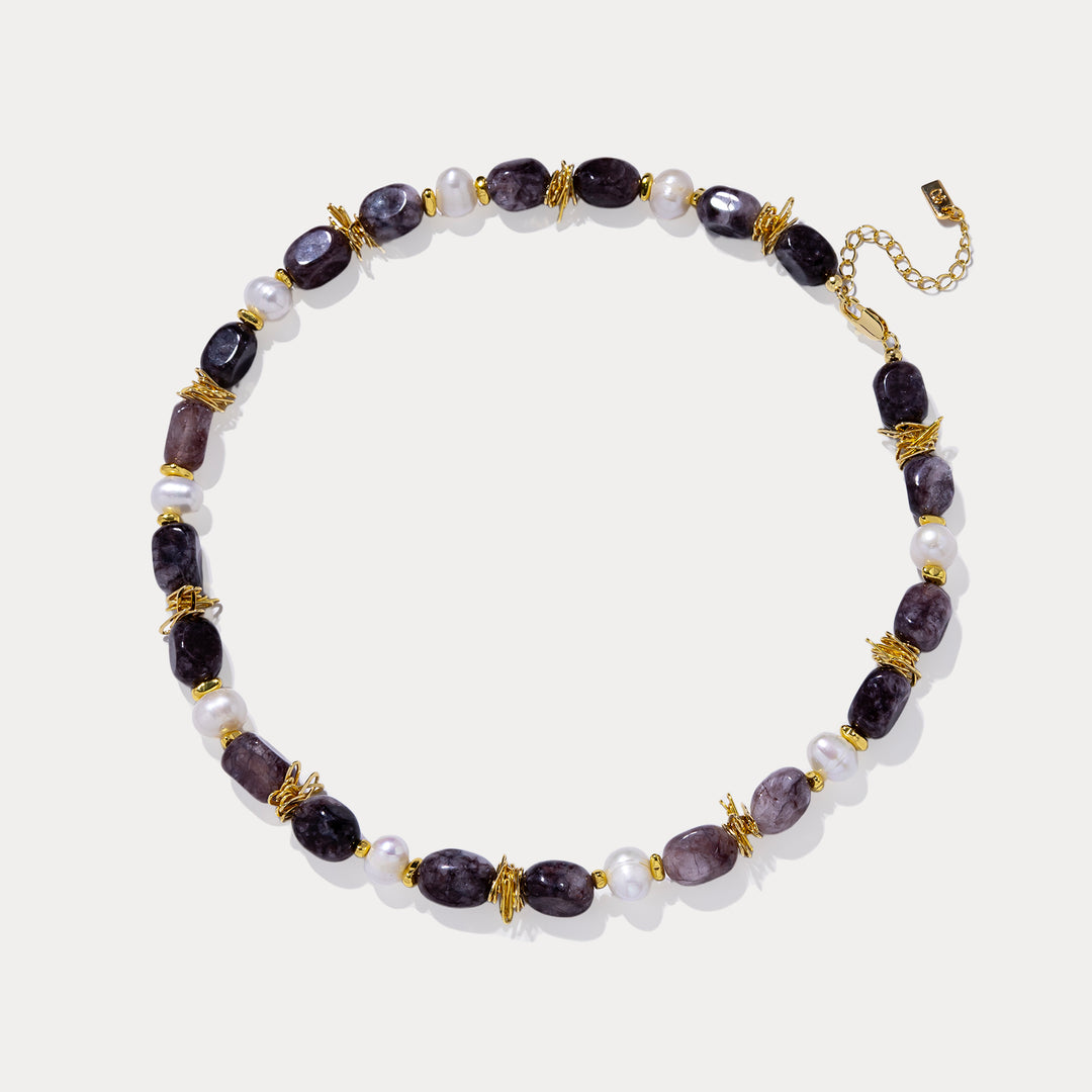 Amethyst Bead Necklace