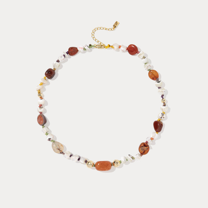 Carnelian Bead Necklace