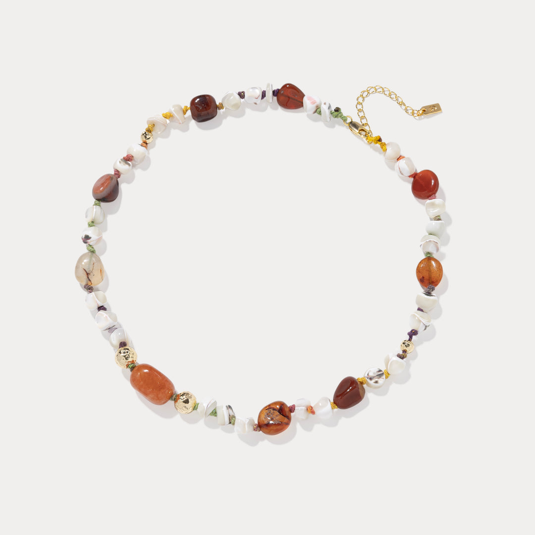 Carnelian Bead Necklace