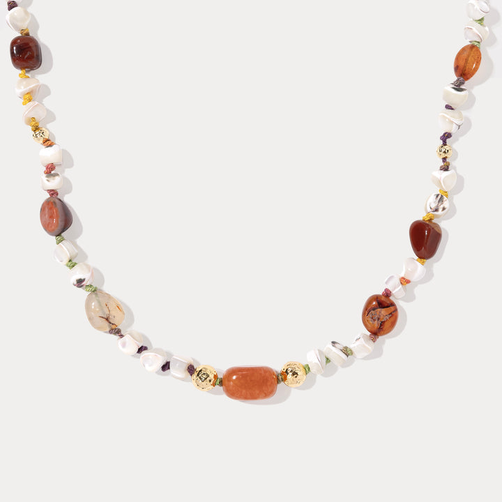 Carnelian Bead Necklace