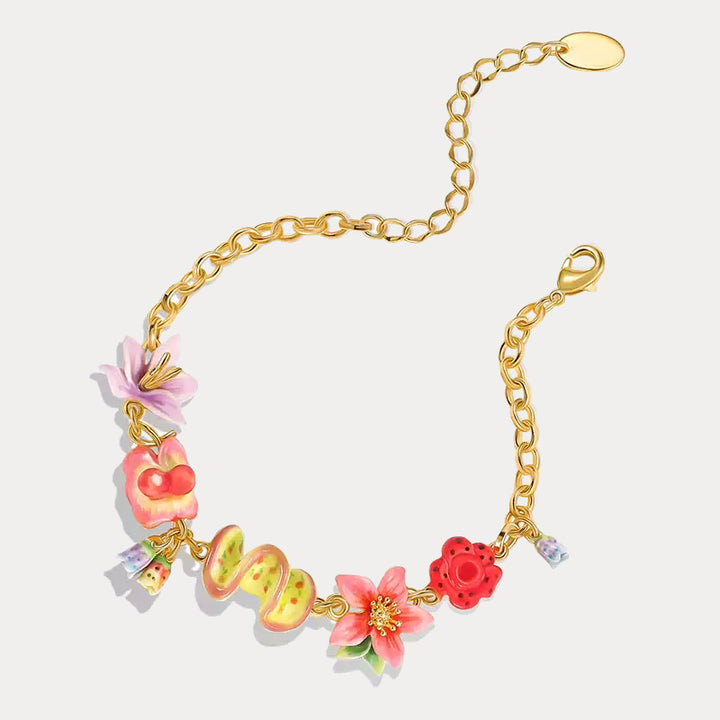 Tropical Flower Bracelet