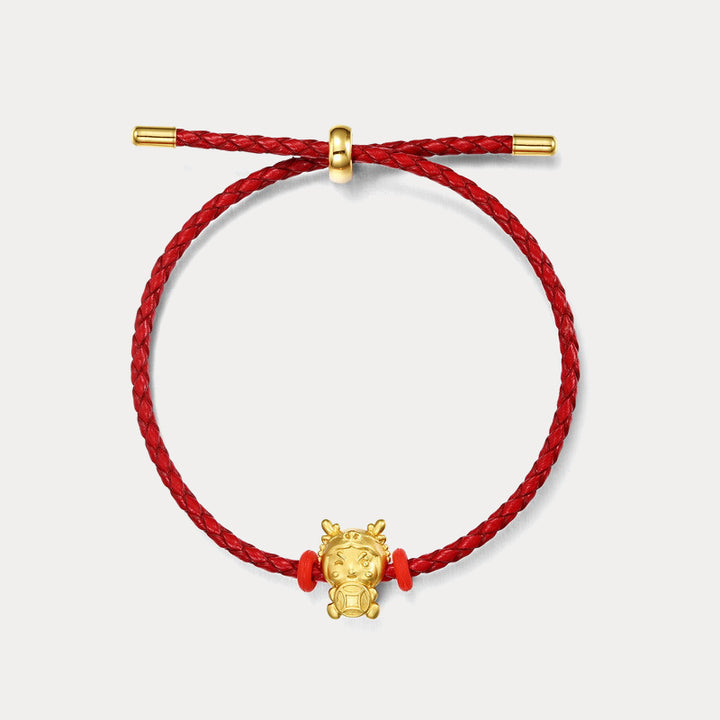 Dragon Zodiac Red String Bracelet