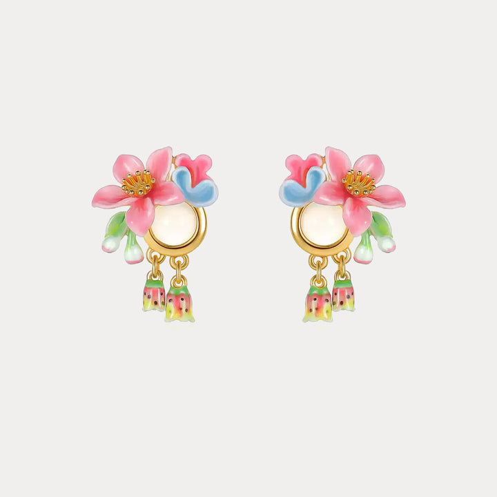 Tropical Flower Earrings