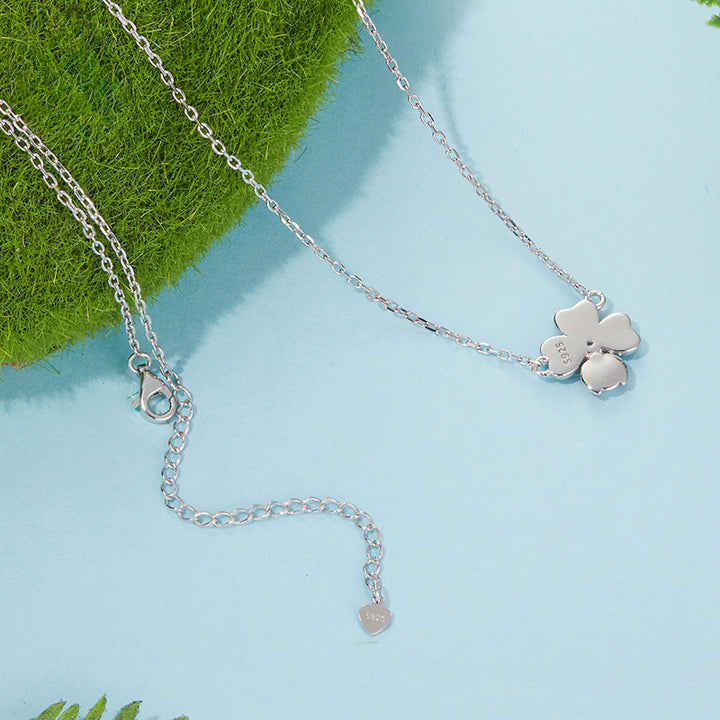 Four Leaf Clover Ladybug Necklace